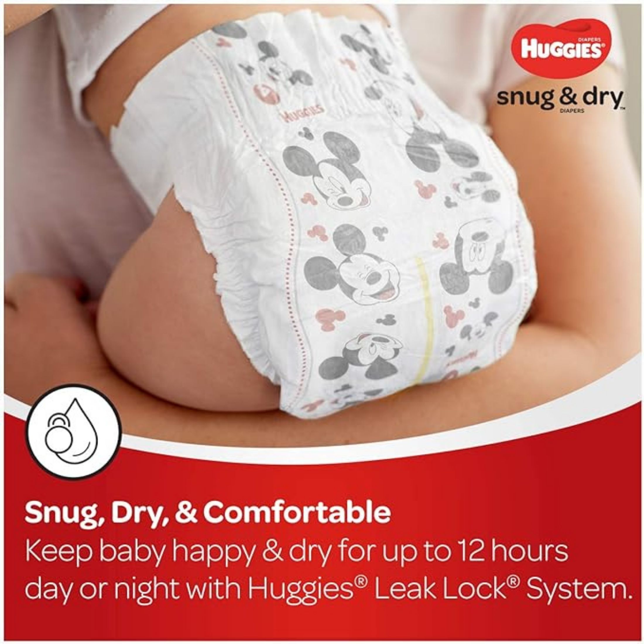 Huggies Snug & Dry Diapers, Size 3, 34 Count (Packaging May Vary)