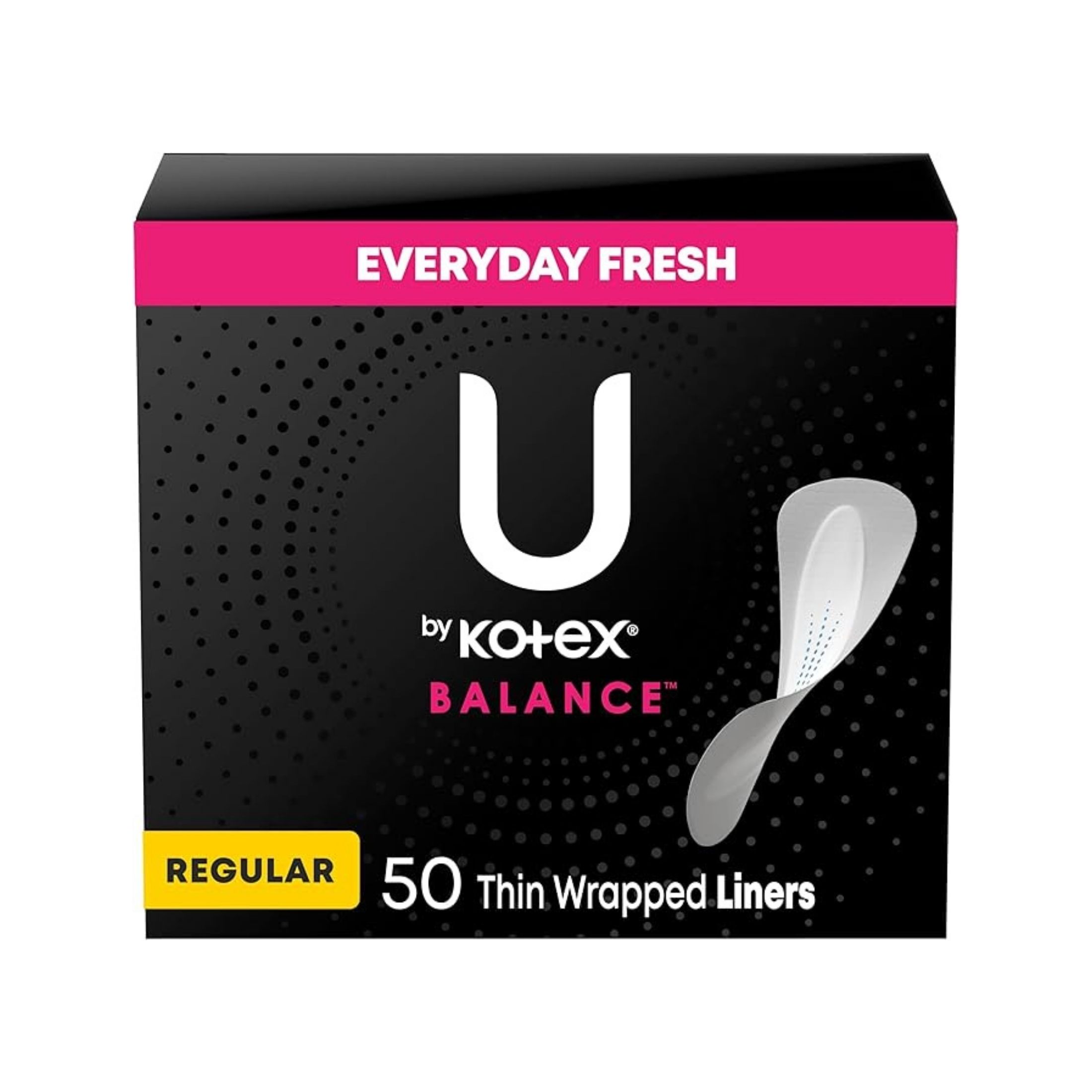 U by Kotex Balance Regular Thin Wrapped Daily Liners