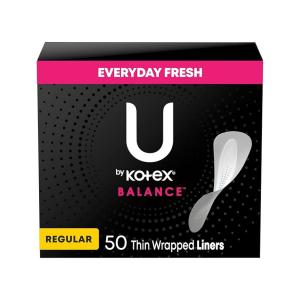 U by Kotex Balance Regular Thin Wrapped Daily Liners