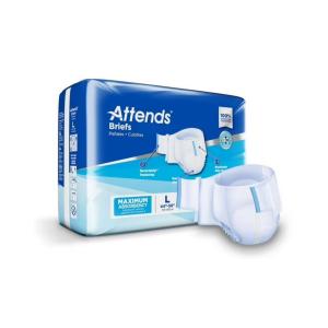 Attends Dermadry Breathable Briefs Large - 3 Pks Of 24