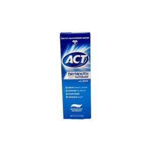 ACT Dry Mouth Toothpaste, Anticavity Fluoride, Soothing Mint