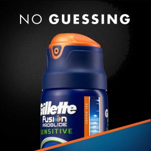 Gillette Fusion ProGlide Sensitive 2 In 1 Ocean Breeze Men's Shave Gel - 6oz