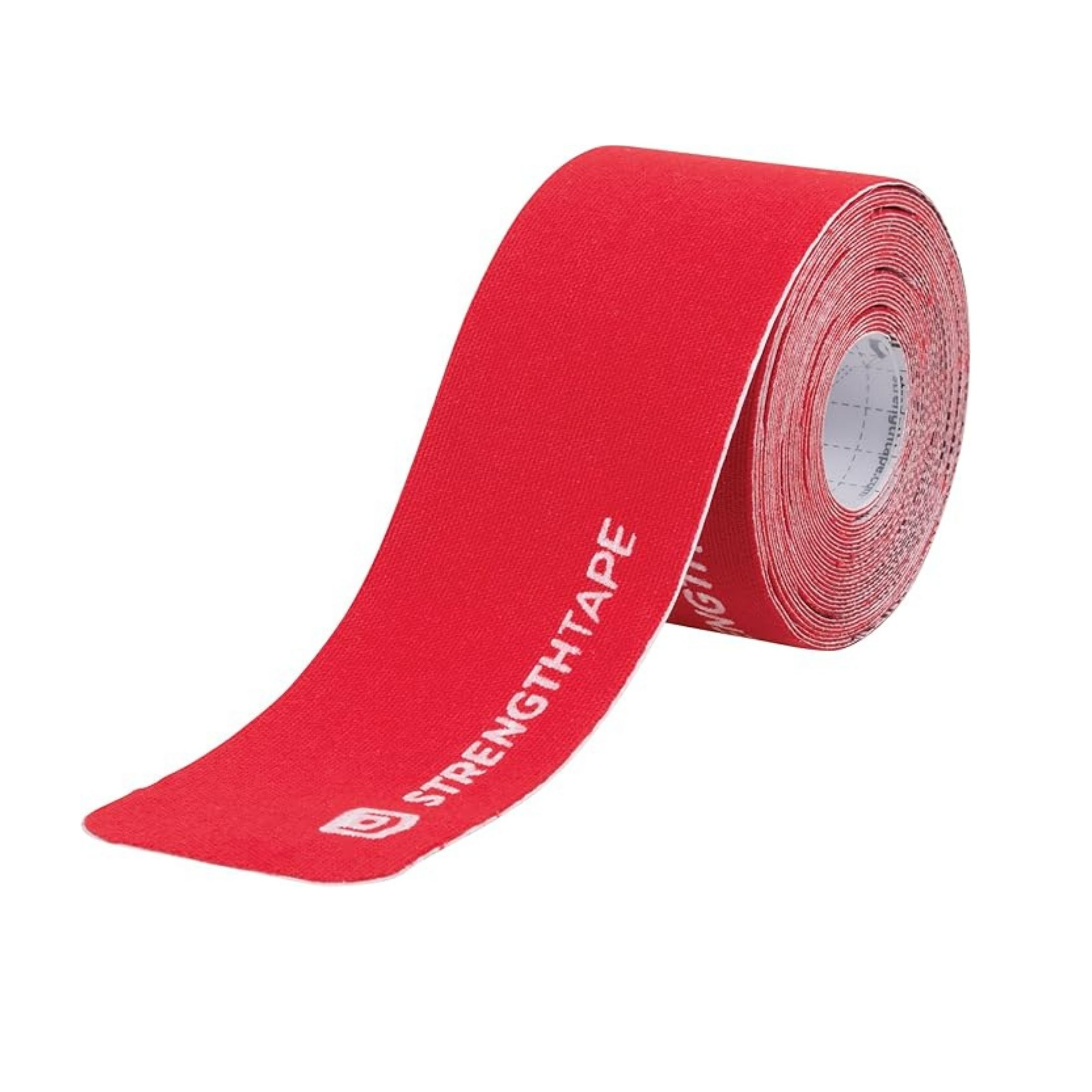StrengthTape Kinesiology Tape 16 5m Roll Of 10 Precut Strips Red