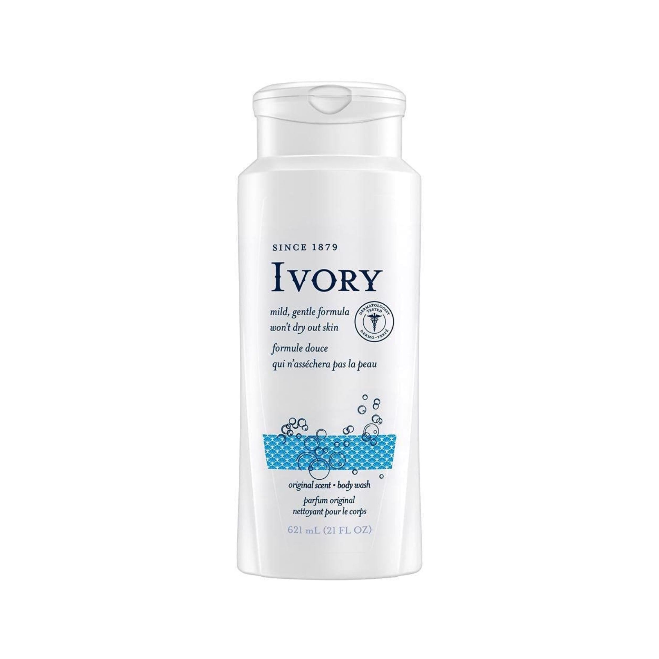 Ivory Mild & Gentle Body Wash, Original Scent, 21oz 21 Oz