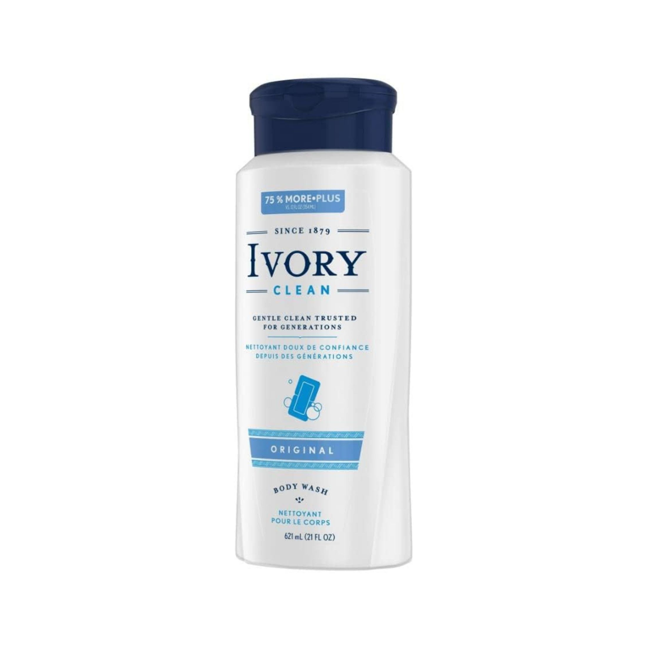 Ivory Mild & Gentle Body Wash, Original Scent, 21oz 21 Oz