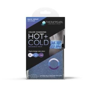 TheraPearl Hot + Cold Reusable Pack Back Wrap With Strap