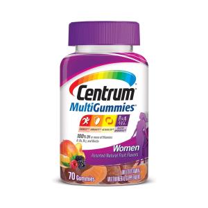 Centrum MultiGummies Gummy Multivitamin For Women, Multivitamin/Multimineral Supplement With Vitamin D3, B Vitamins And Antioxidants, Assorted Fruit Flavor