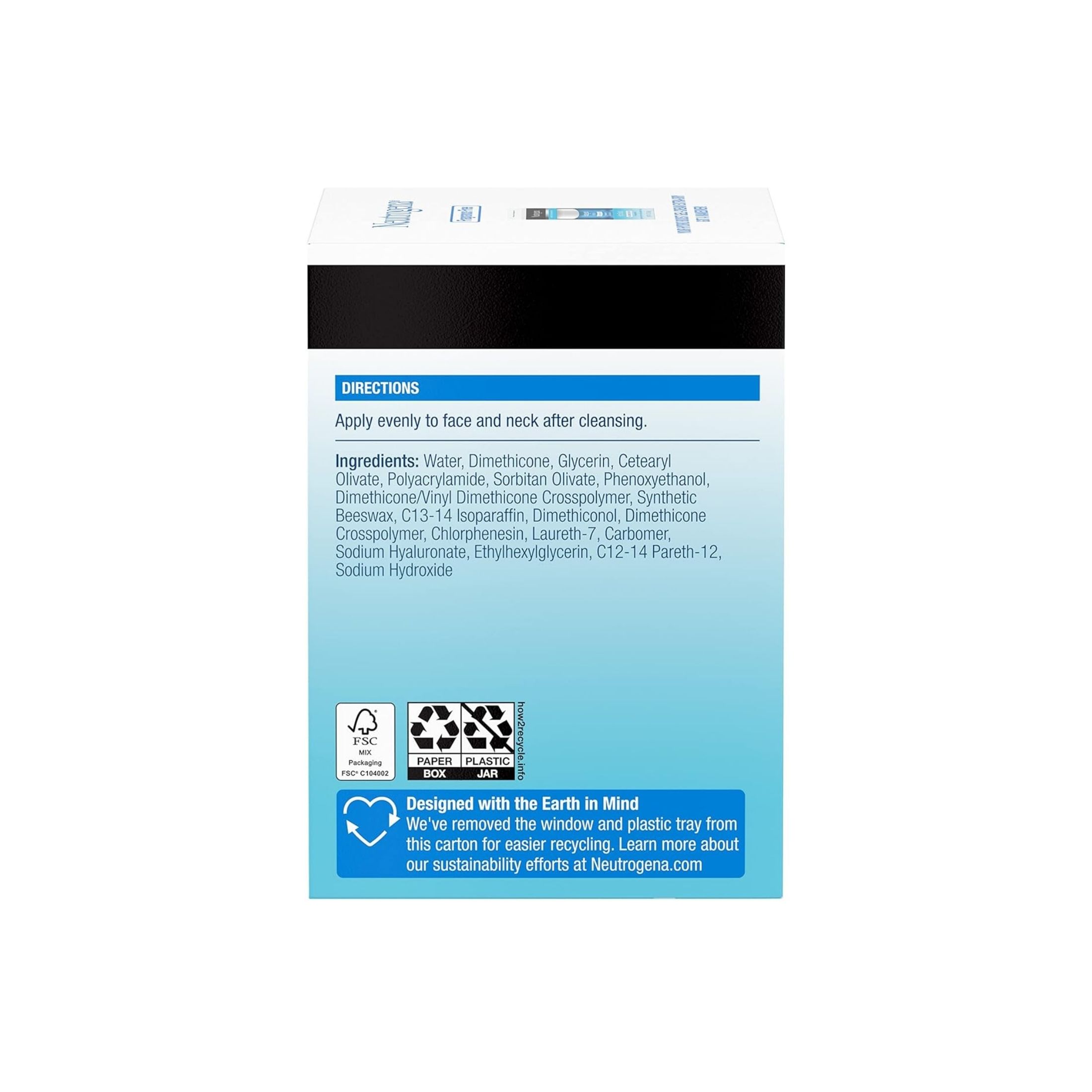 Neutrogena Hydro Boost Hyaluronic Acid Hydrating Water Face Gel Moisturizer For Dry Skin, 1.7 Fl. Oz