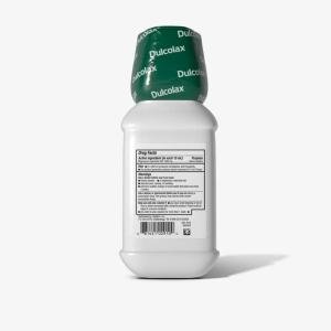 Dulcolax Saline Laxative, Liquid, Mint Flavor 12 Oz