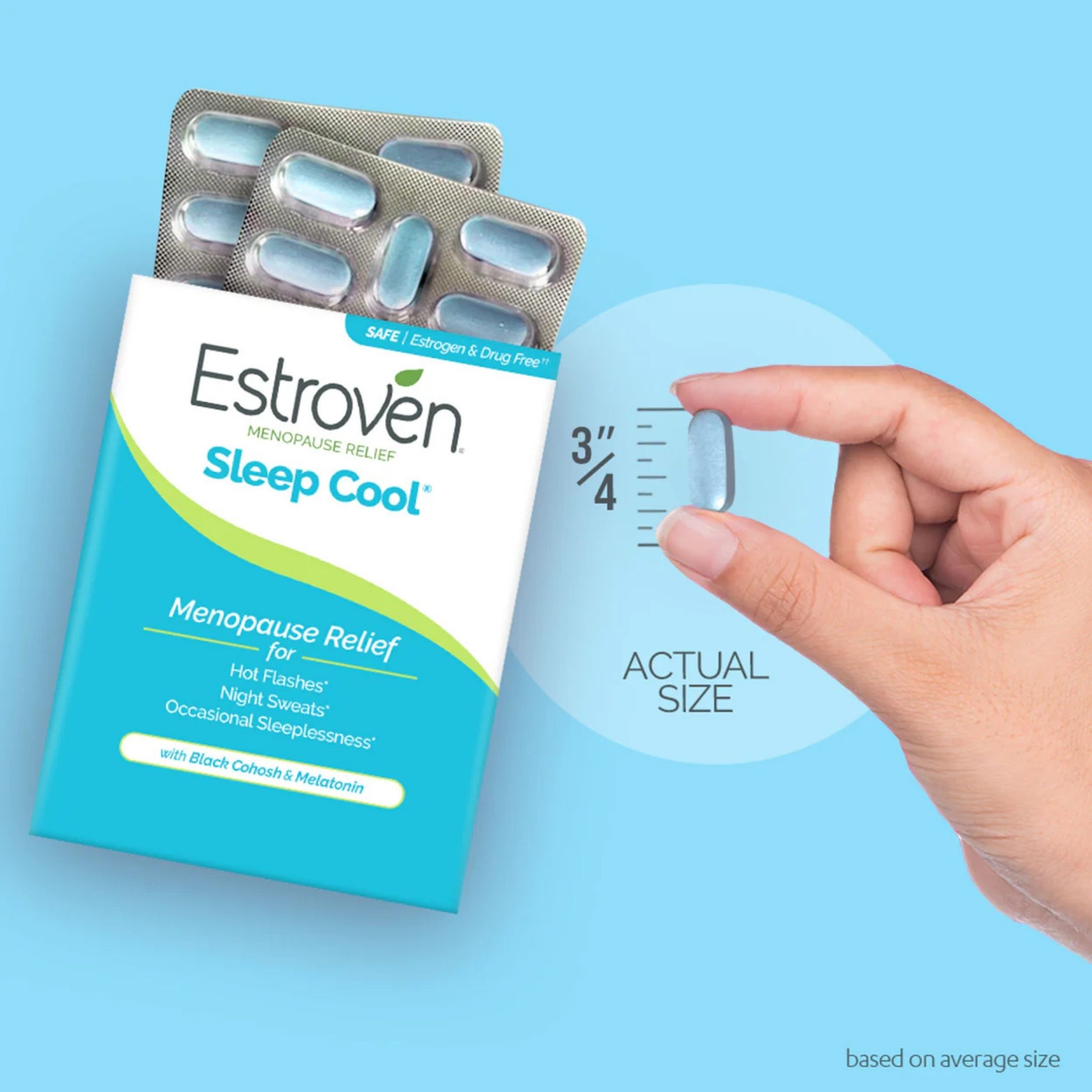 Estroven Sleep Cool For Menopause Relief, Night Sweats & Hot Flash Relief