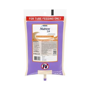 Nestle Tube Feeding Formula Nutren 2.0 Unflavored 1000 mL, 6EA/CS