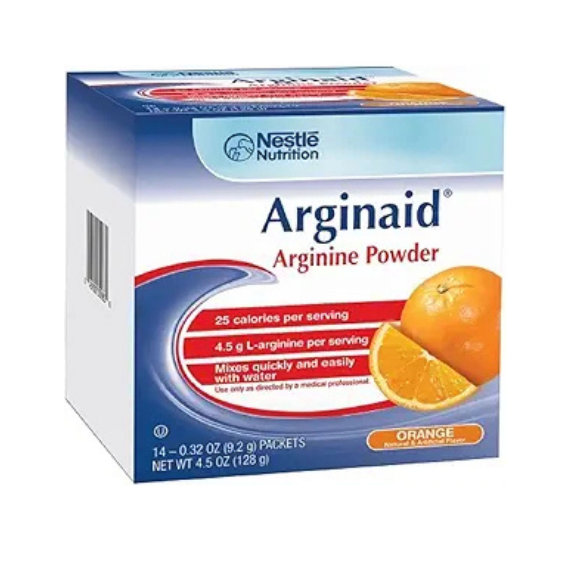 Arginaid Nestle Arginine Orange Powder Packets .32oz