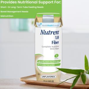 Nutren 1.0 Fiber Tube Feeding Formula, 8.45 Oz. Carton