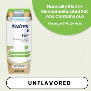 Nutren 1.0 Fiber Tube Feeding Formula, 8.45 Oz. Carton