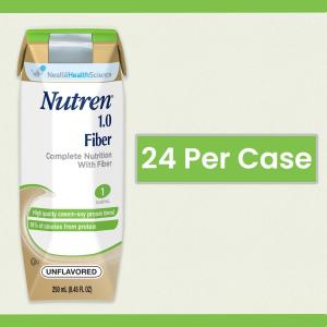 Nutren 1.0 Fiber Tube Feeding Formula, 8.45 Oz. Carton