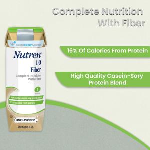 Nutren 1.0 Fiber Tube Feeding Formula, 8.45 Oz. Carton