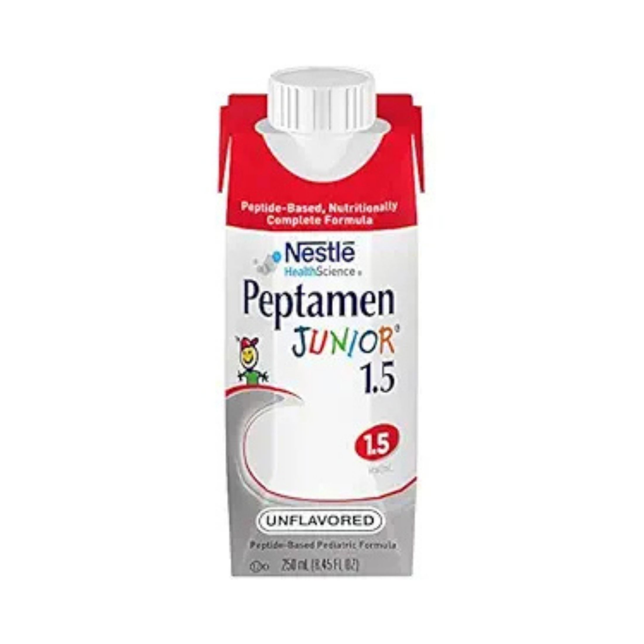 Nestle Peptamen Junior 1.5 Unflavored, 8.45 Fluid Ounce, 24 Per Case