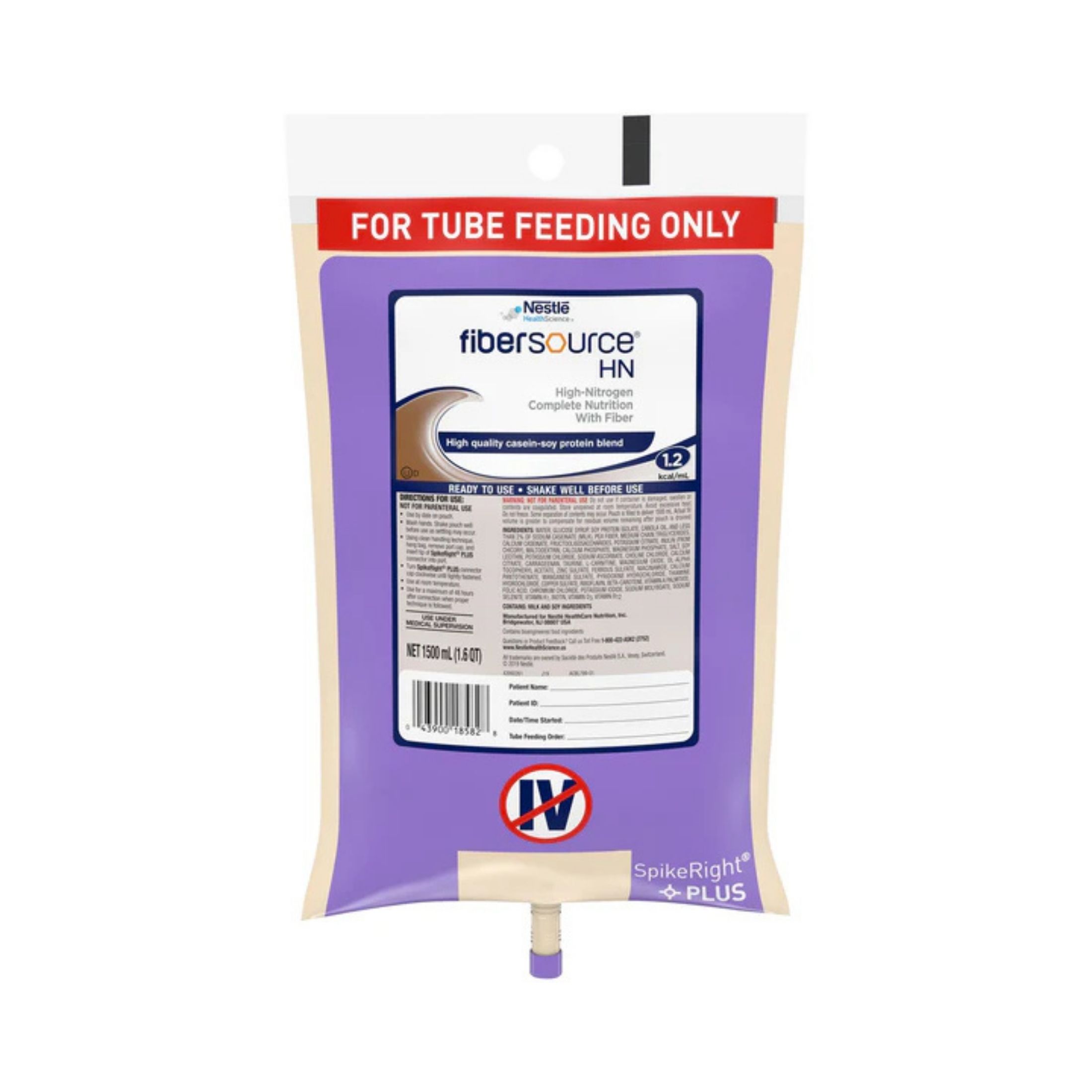 Fibersource HN Tube Feeding Formula, 50.7 Oz. Bag