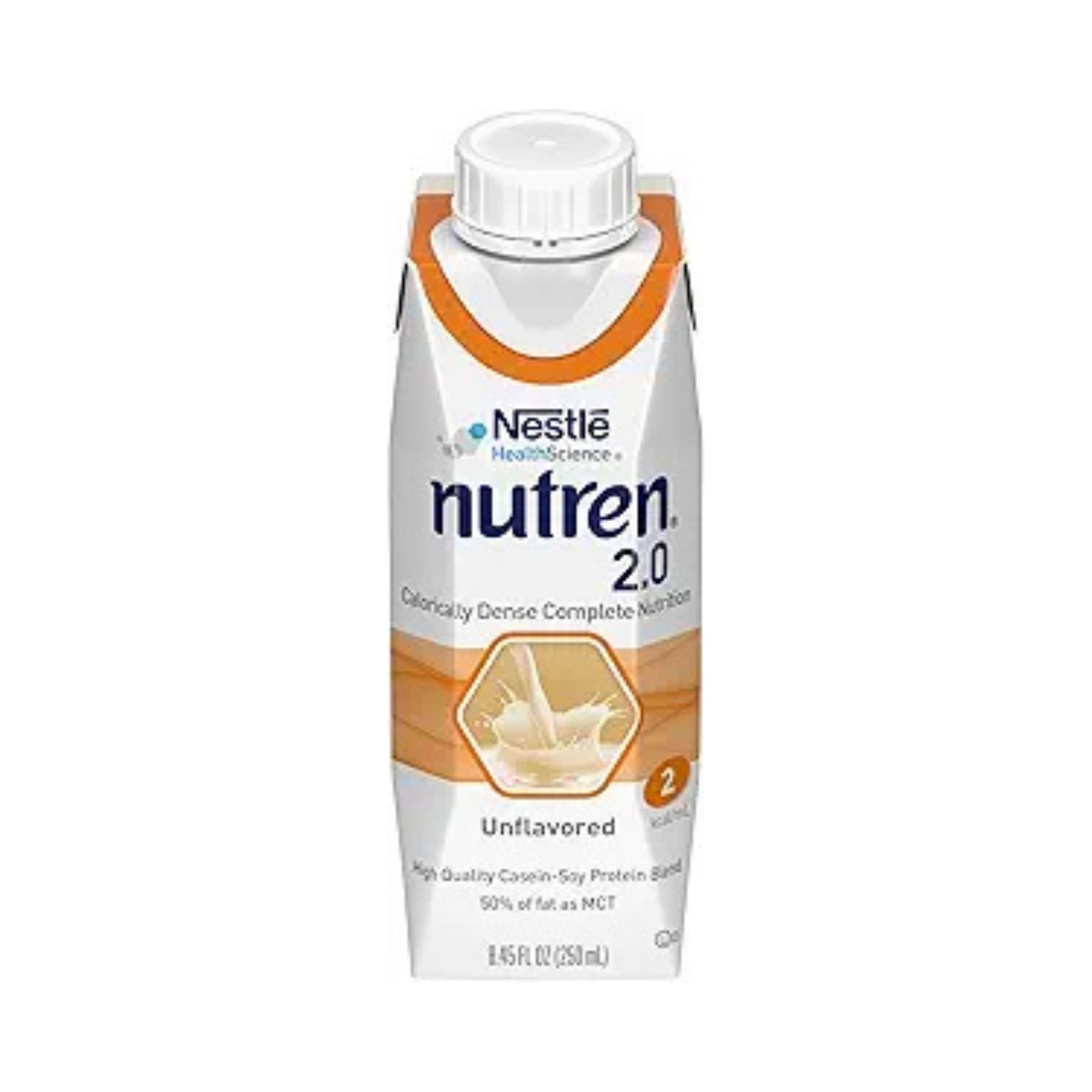 Nestle Nutren 2.0 Calorically-Dense Complete Nutrition, Unflavored, 8.45 Fl Oz