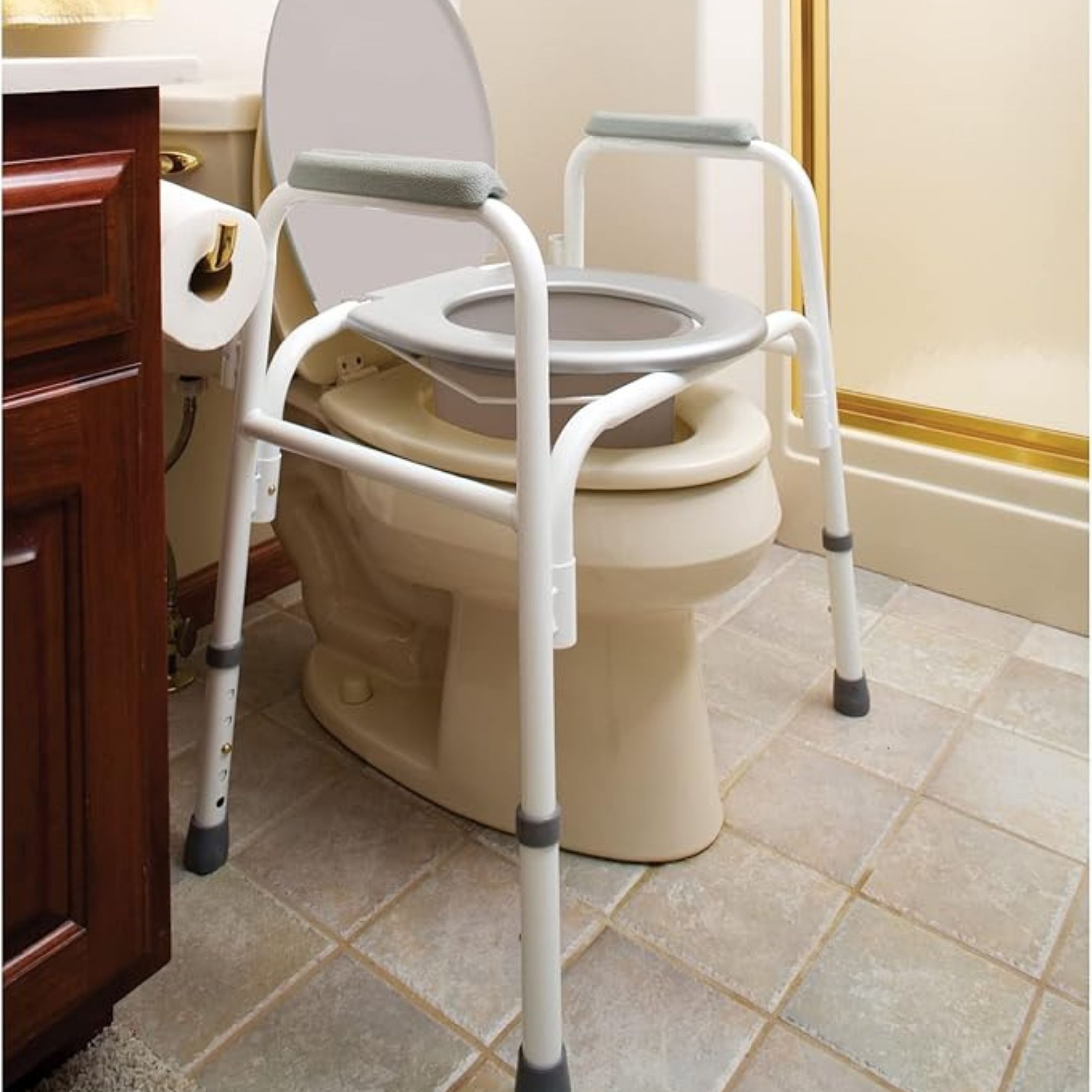 Carex Bedside Steel Commode