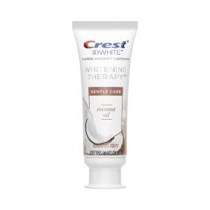 Crest 3D White Toothpaste, Fluoride Anticavity, Coconut Oil, Whitening Therapy, Smooth Mint