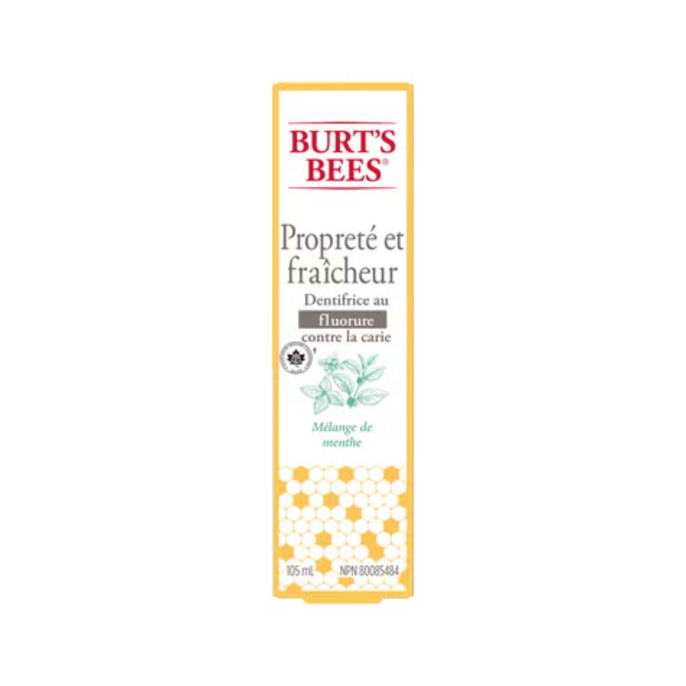 Burt's Bees Toothpaste, Clean & Fresh, Fluoride, Mint Medley