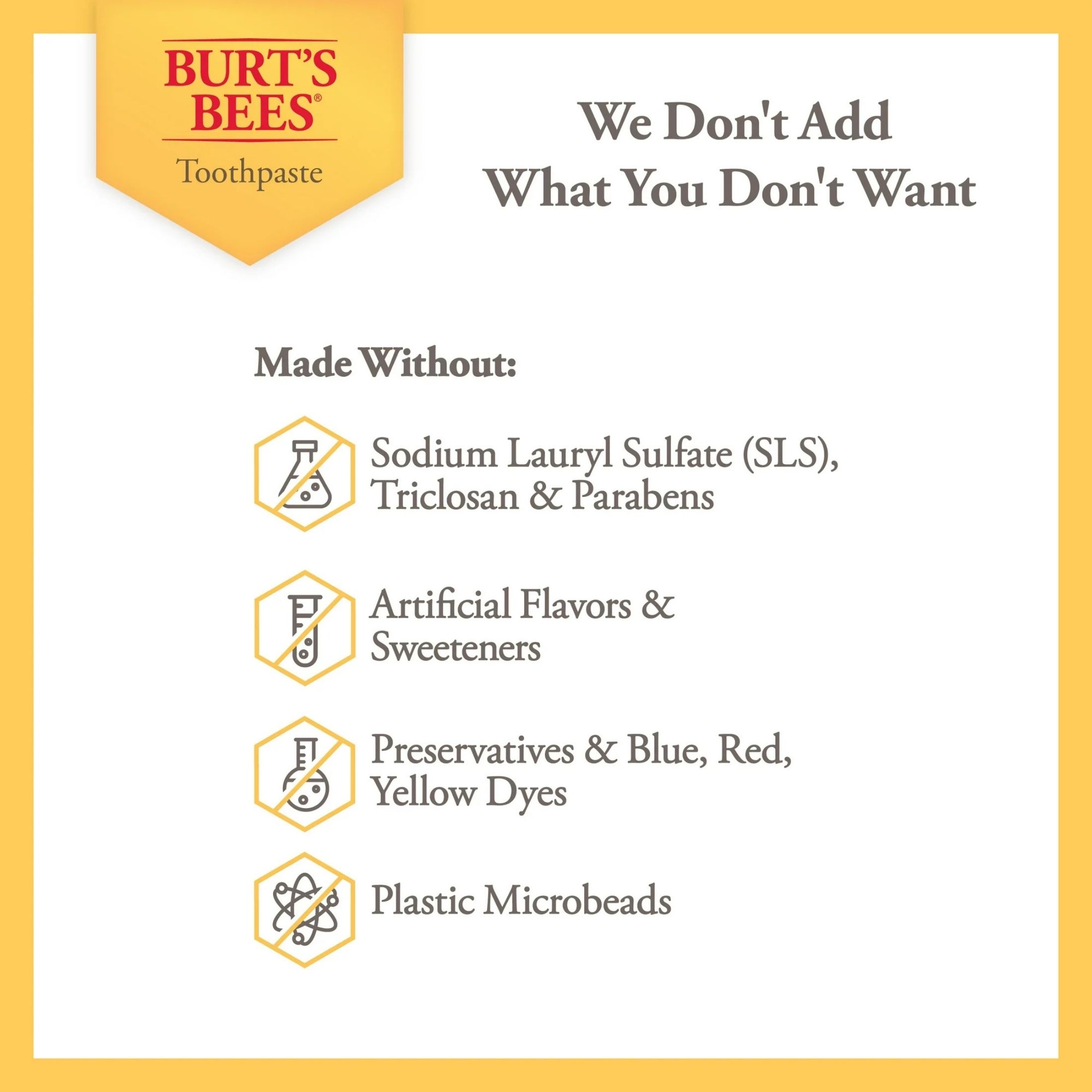 Burt's Bees Toothpaste, Fluoride, Enamel Care, Mountain Mint