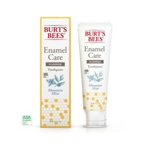 Burt's Bees Toothpaste, Fluoride, Enamel Care, Mountain Mint