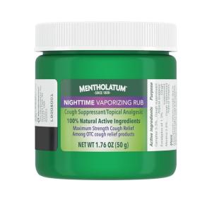Mentholatum Nighttime Vaporizing Rub Maximum Strength Cough Relief