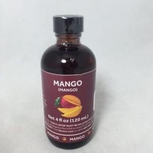 Mango Flavoring Liquid, 4oz. Per Bottle