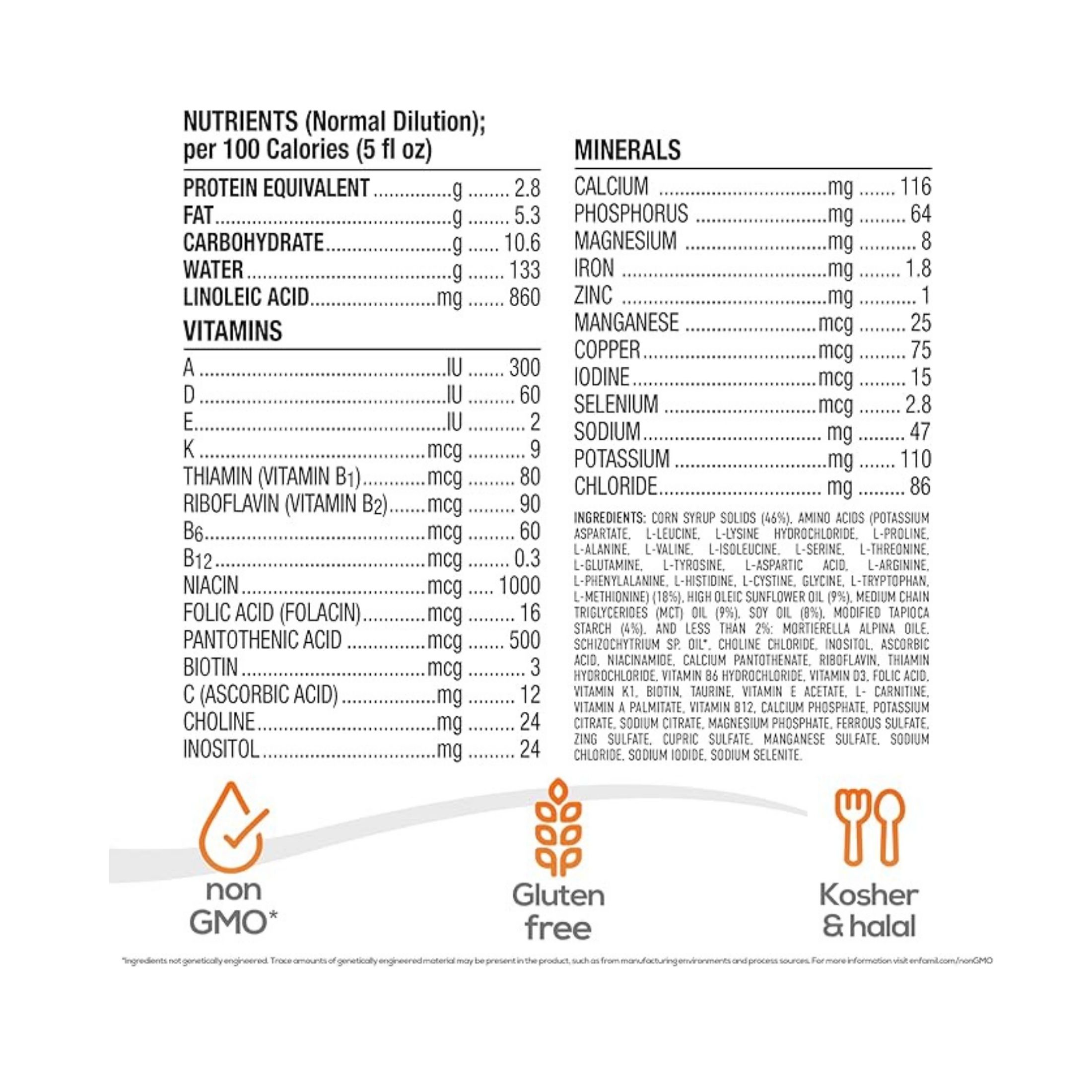 Puramino Infant Formula, Hypoallergenic, 0-24 Months 14.1 Oz