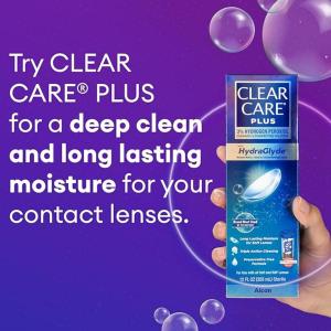 Clear Care Plus 3% Hydrogen Peroxide Cleaning & Disinfecting Solution 12 Fl Oz