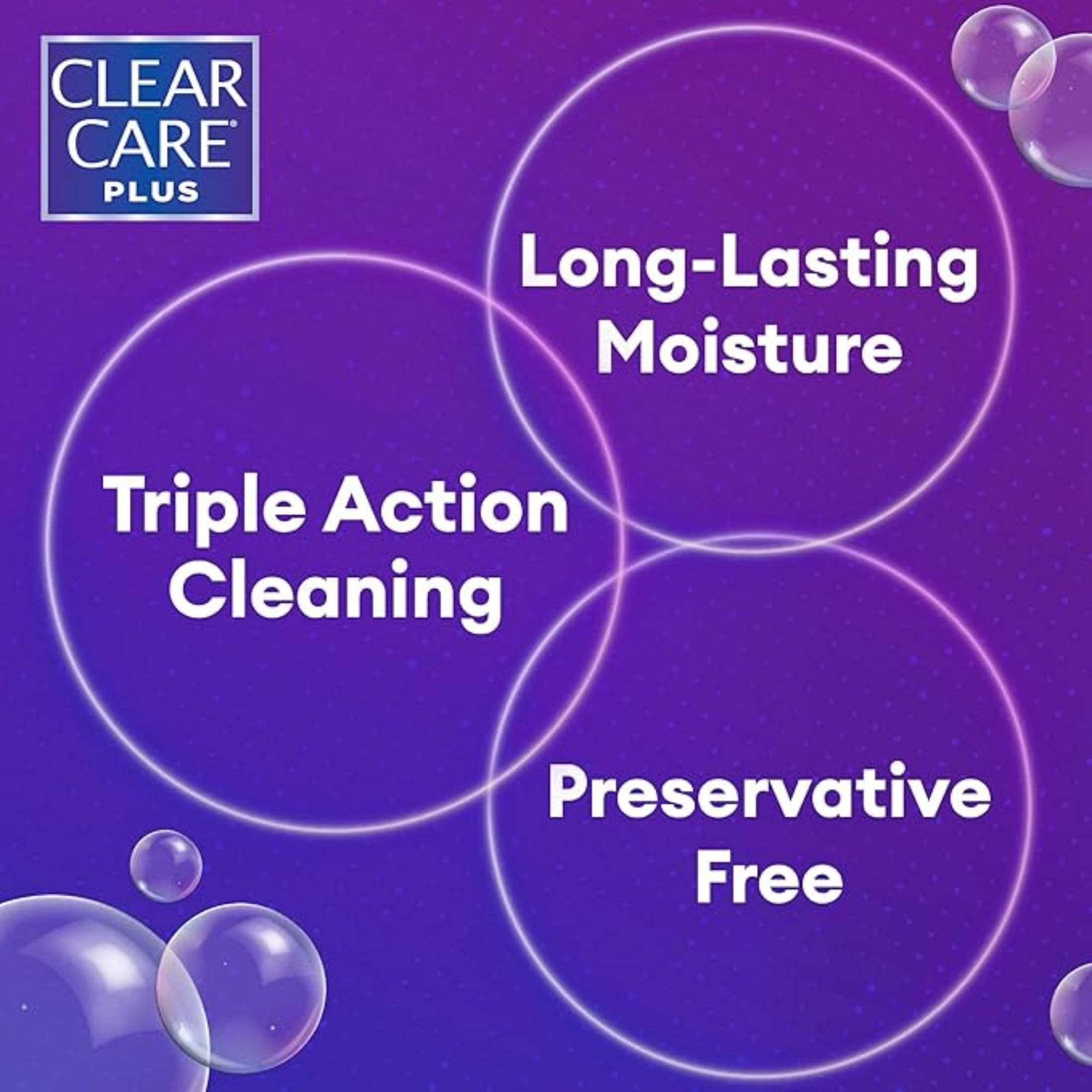 Clear Care Plus 3% Hydrogen Peroxide Cleaning & Disinfecting Solution 12 Fl Oz