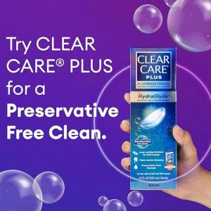 Clear Care Plus 3% Hydrogen Peroxide Cleaning & Disinfecting Solution 12 Fl Oz