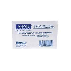 A.e.r. Traveler Pre-Moistened Witch Hazel Towelettes