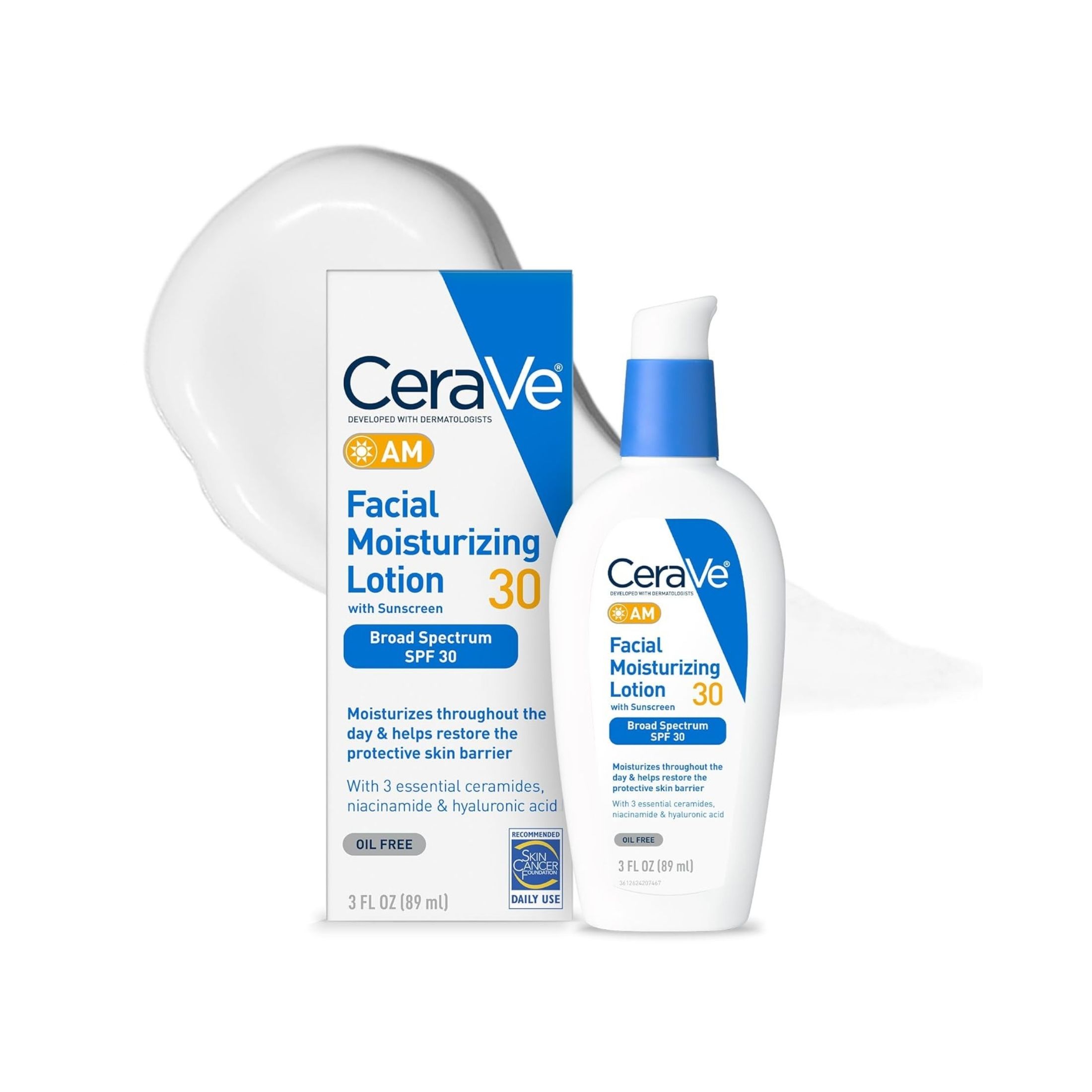 CeraVe AM Facial Moisturizing Lotion SPF 30