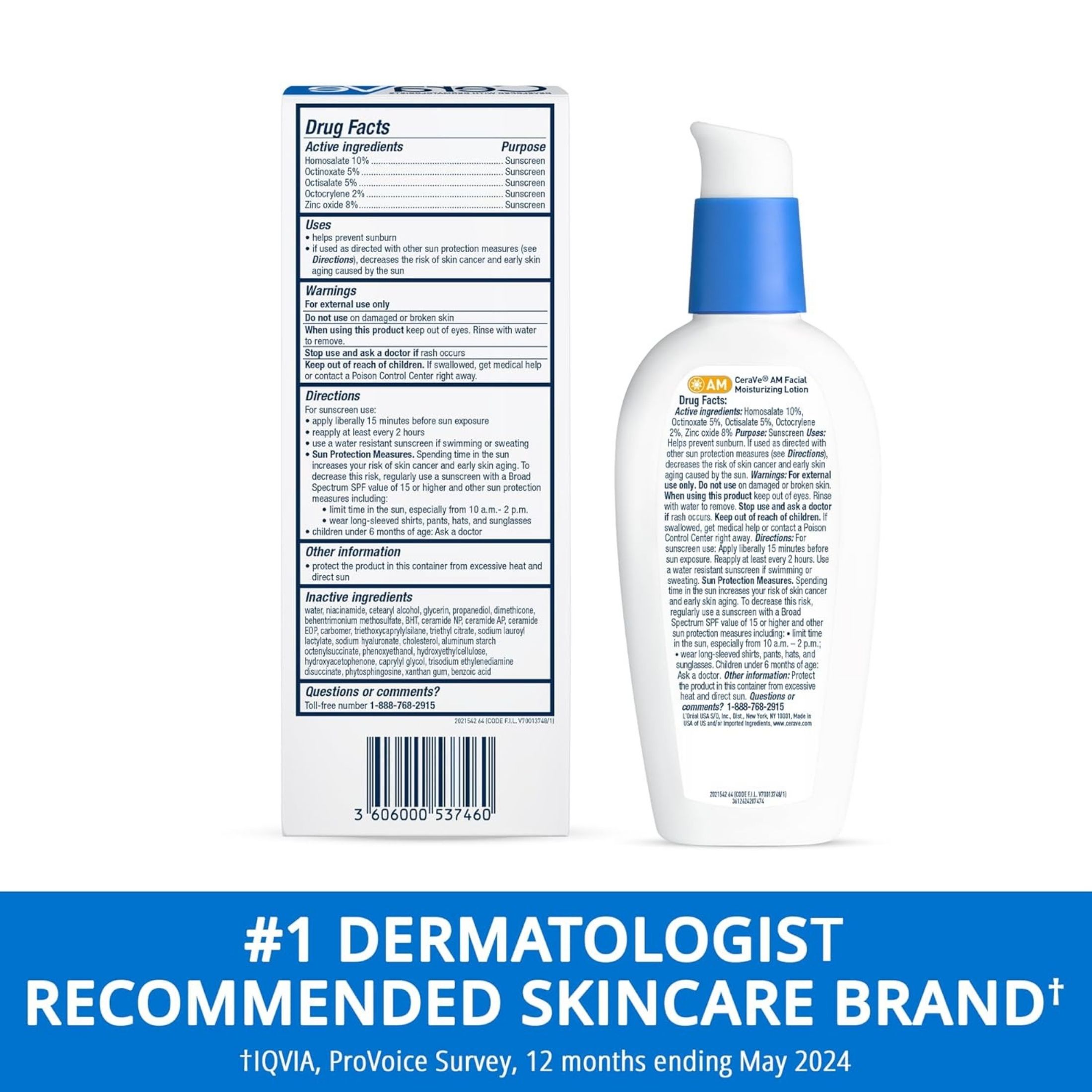 CeraVe AM Facial Moisturizing Lotion SPF 30