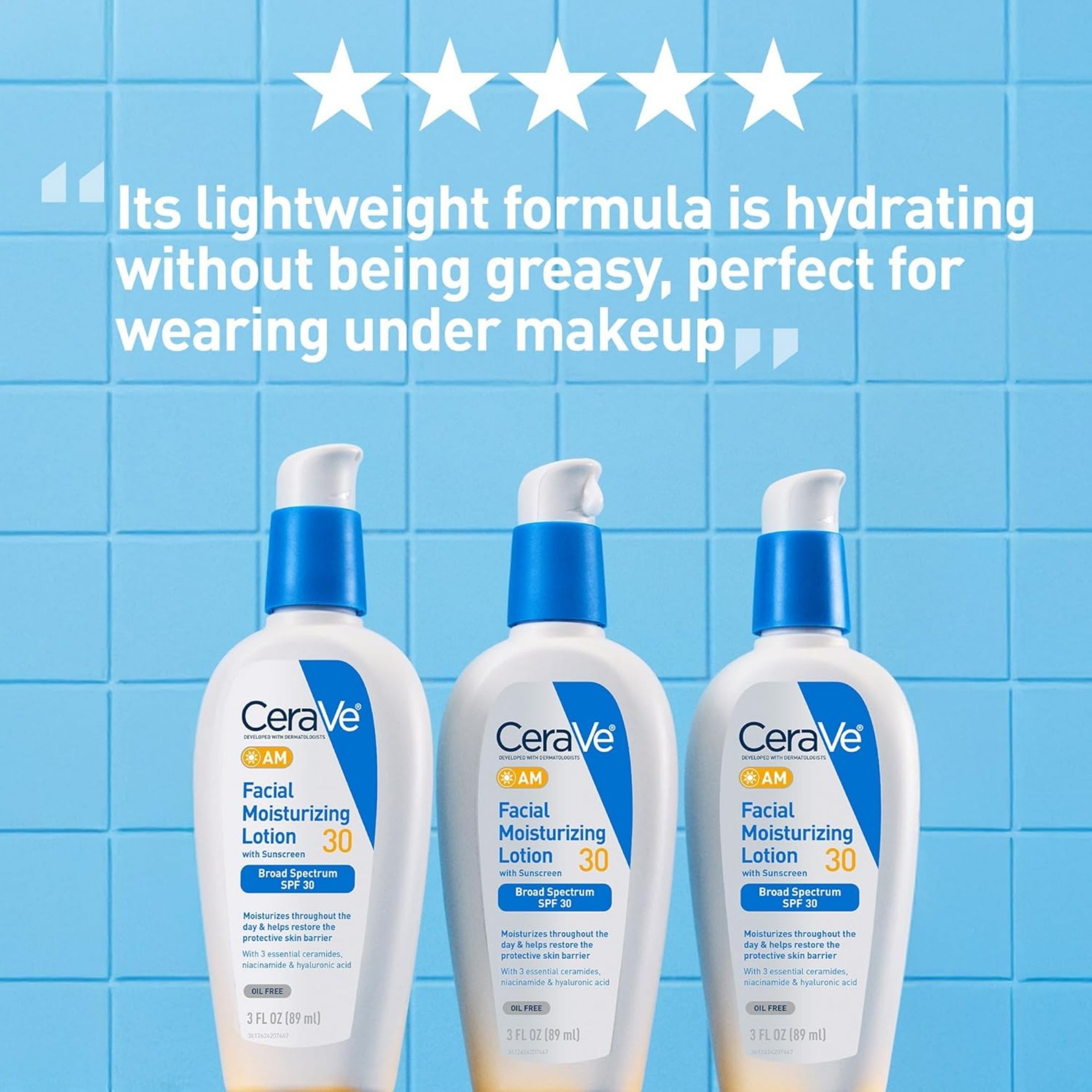 CeraVe AM Facial Moisturizing Lotion SPF 30