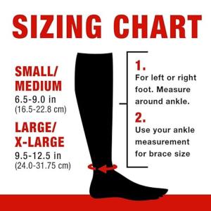 Ace Compression Ankle Support S/M Fits 8" To 9"