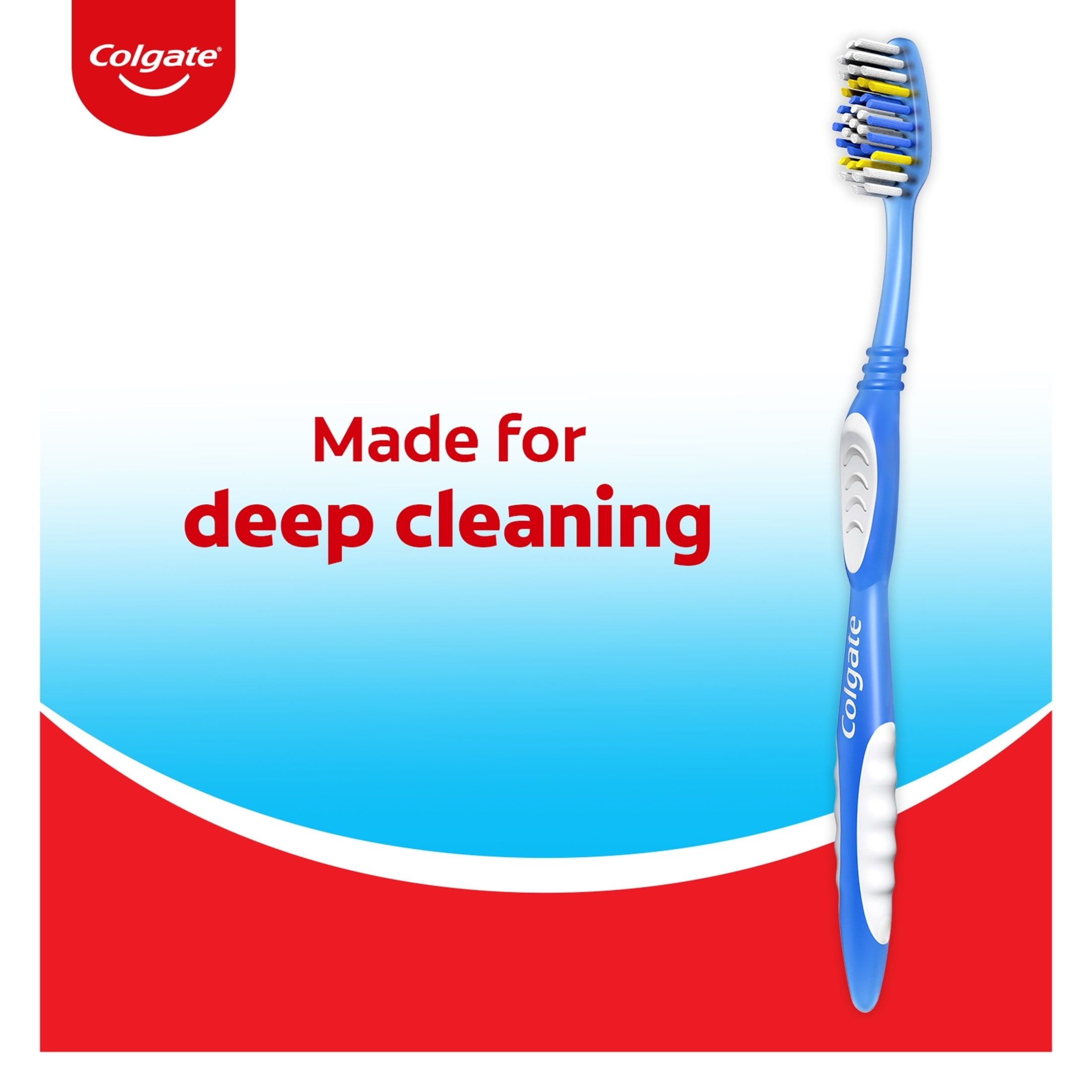 Colgate Extra Clean Full Head Adult Manual Toothbrush Medium