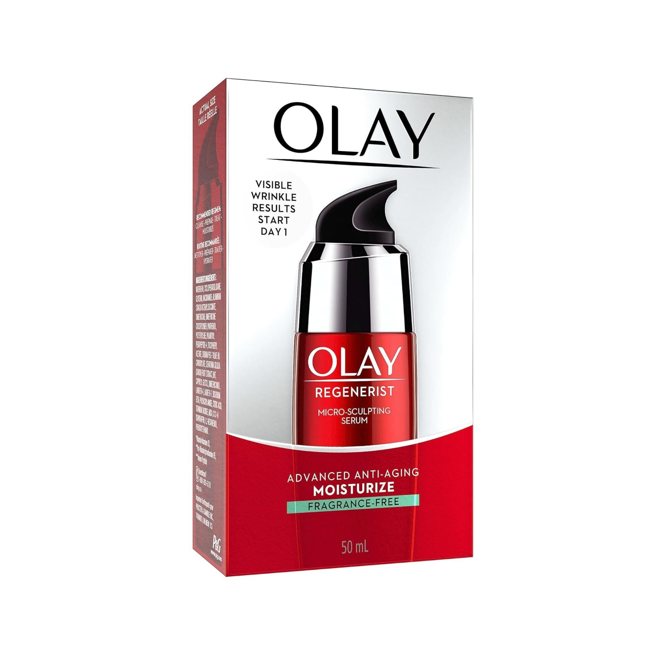 Olay Regenerist Micro-Sculpting Serum Fragrance Free Face Moisturizer - 1.7 Fl Oz