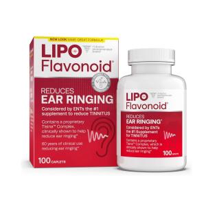 Lipo Flavonoid Plus Ear Ringing Supplement Caplets 100ct