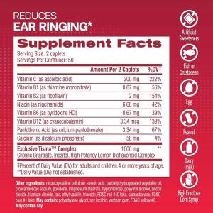 Lipo Flavonoid Plus Ear Ringing Supplement Caplets 100ct
