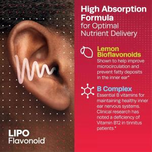Lipo Flavonoid Plus Ear Ringing Supplement Caplets 100ct