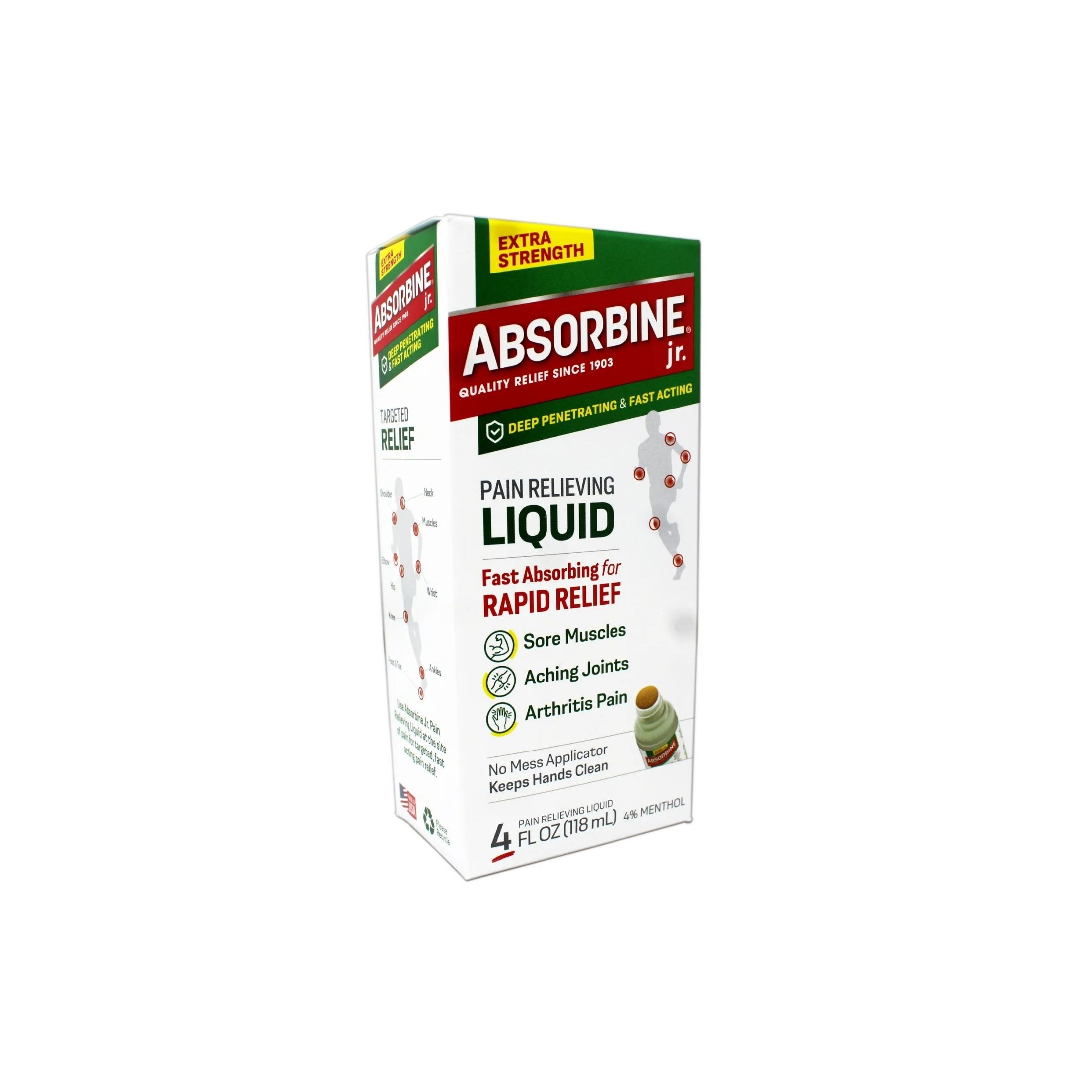 Absorbine Jr. Plus Extra Strength Formula Pain Relieving Liquid