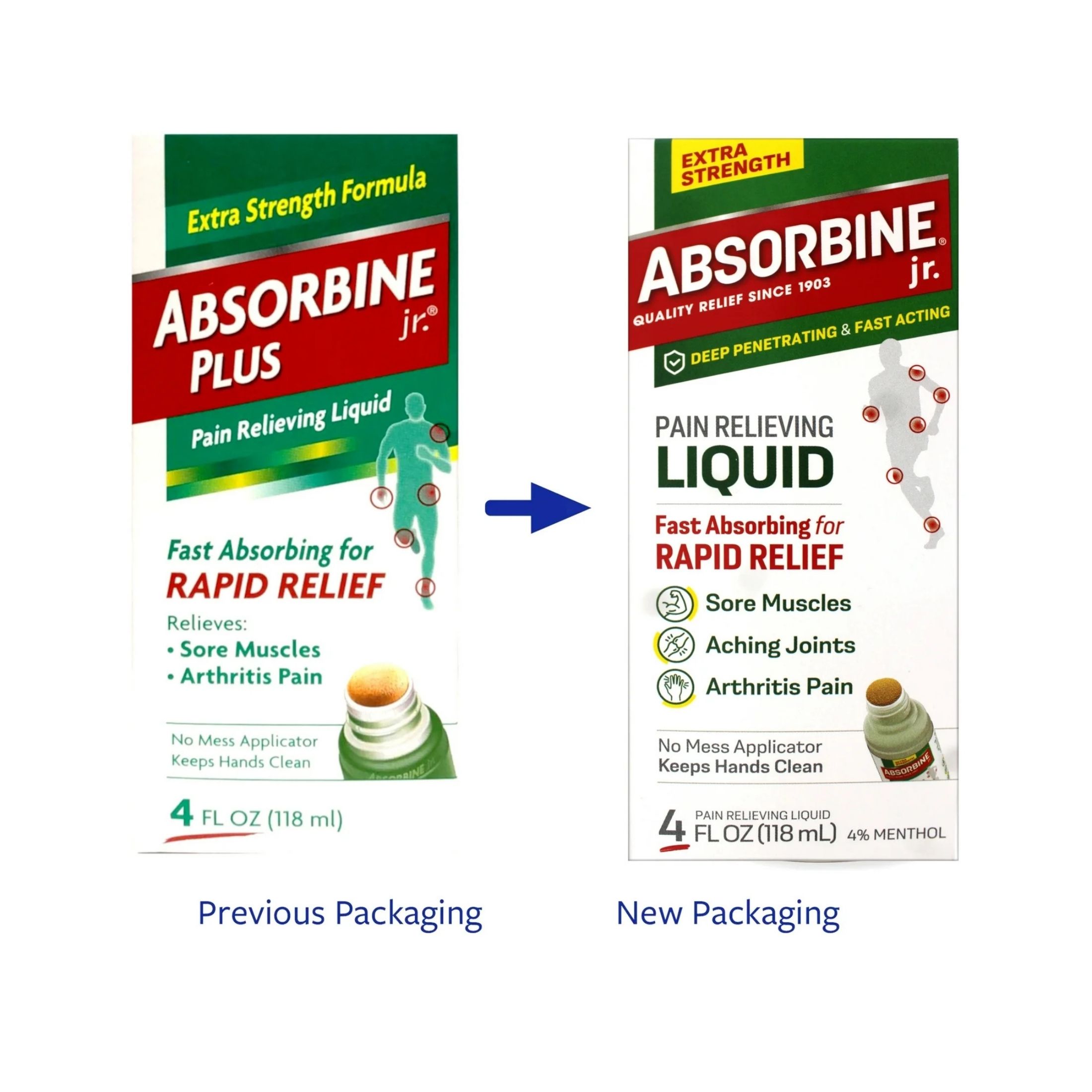Absorbine Jr. Plus Extra Strength Formula Pain Relieving Liquid