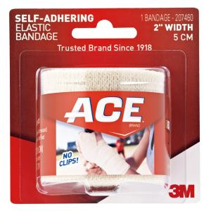 ACE 3M Brand Self-Adhering Elastic Bandage, 2 Inch Width