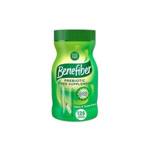 Benefiber Daily Prebiotic Dietary Fiber Supplement Powder, Unflavored, 125 Servings