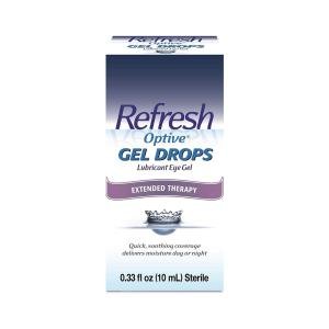 Refresh Lubricant Eye Gel, Gel Drops, Extended Therapy 0.33 Fl Oz