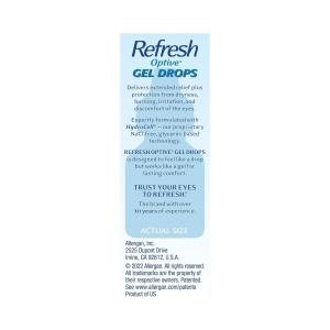 Refresh Lubricant Eye Gel, Gel Drops, Extended Therapy 0.33 Fl Oz